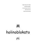 Konspekts 'Muskarīnjūtīgie holinoblokatori', 1.