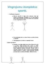 Konspekts 'Vingrojumu komplekss sportā', 1.