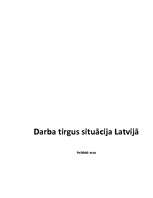 Konspekts 'Darba tirgus situācija Latvijā', 6.