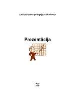 Konspekts 'Prezentācija', 1.