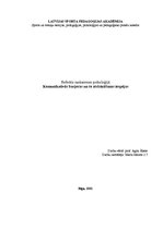 Referāts 'Komunikatīvās barjeras un to atrisināšanas iespējas', 1.