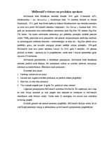 Referāts 'Uzņēmums "McDonald's" Latvijā', 2.