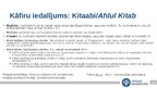 Prezentācija '"Kufr" un " kāfirs" mazhabos', 21.