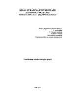 Konspekts 'Transference mūzikas terapijas grupā', 1.