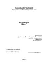 Prakses atskaite 'Prakses atskaite grāmatvedība', 1.