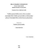 Konspekts 'Vadības grāmatvedības saturs, vieta un nozīme uzņēmējdarbībā', 1.