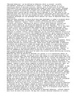 Eseja 'Abnormal Psychology', 1.