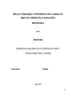 Referāts 'Enerģijas absorbcija un emisija atomos, starojuma veidi, lāzeri', 1.