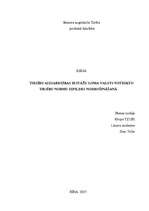 Eseja 'Tiesību aizsardzības iestāžu loma valsts noteikto tiesību normu izpildes nodroši', 1.