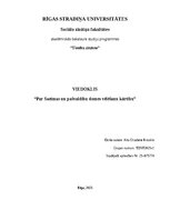 Konspekts 'Par Saeimas un pašvaldību domes vēlēšanu kārtību', 1.