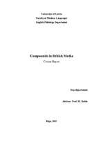 Konspekts 'Compounds in British Media', 1.