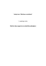 Konspekts 'Mācību tēmas apguves un nodarbības plānojums', 1.