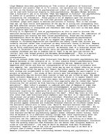 Eseja 'What Can Freudian Psychohistory Tell Us?', 1.