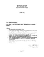 Eseja 'Filmas "If Only" antropoloģiskā analīze', 1.