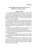 Konspekts 'Latvijas Republikas parlamentārisma periods no 1918.-1934.gadam: iekšpolitiskās ', 1.