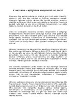 Eseja 'Klasicisms – spilgtākie komponisti un darbi', 1.