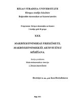 Konspekts 'Valsts loma tirgus ekonomikā. Fiskālā politika, budžeta deficīts un valsts parād', 1.
