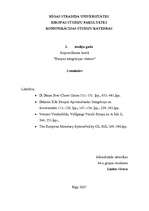 Konspekts 'Integrācijas izaicinājumi mūsdienās', 1.