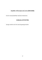 Konspekts 'Food Additives', 10.