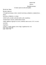 Konspekts 'Sporta stundas konspekts', 1.