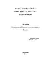 Referāts 'Fiziskās personas dokumentu noformēšanas prasības', 1.