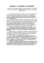 Eseja 'Santjago tēls E. Hemingveja darbā "Sirmgalvis un jūra"', 1.