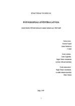 Referāts 'Fotogrāfijas attīstība Latvijā', 1.