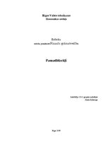 Referāts 'Pamatlīdzekļi', 1.