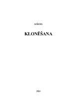 Referāts 'Klonēšana', 1.