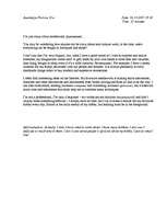 Eseja 'I'm just crazy about..', 1.