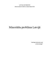 Referāts 'Minoritāšu problēma Latvijā', 1.