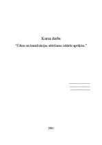 Konspekts 'Ūdens un kanalizācijas attīrīšanas iekārtu aprēķins', 1.