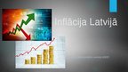 Prezentācija 'Inflācija Latvijā', 1.