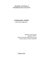 Prakses atskaite 'Ievadprakses atskaite', 1.