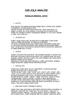Konspekts 'Ronalds Briedis "Osta". Analīze', 1.
