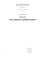 Referāts 'Datu uzskaites un apstrādes sistēma', 1.