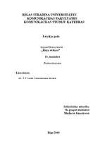 Konspekts 'Postmodernisms', 1.