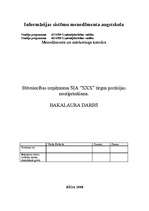 Diplomdarbs 'Būvniecības uzņēmuma SIA "XXX" tirgus pozīcijas nostiprināšana', 1.