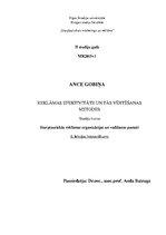 Konspekts 'Reklāmas efektivitāte un tās vērtēšanas metodes', 1.