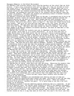 Eseja 'Teenagers Behavior in the School Environment', 1.