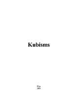 Referāts 'Kubisms', 1.