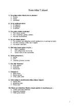 Konspekts 'Tests ētikā 7.klasei ', 1.