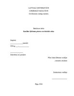 Diplomdarbs 'Laulības šķiršanas process un tiesiskās sekas', 1.