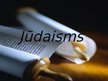 Prezentācija 'Jūdaisms', 1.