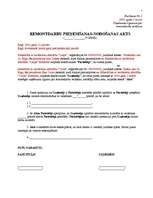 Konspekts 'Remontdarbu pieņemšanas-nodošanas akts', 1.