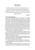 Konspekts 'Renē Dekarts. Dzīve un filosofiskā darbība', 1.