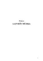 Referāts 'Latviešu mūzika', 1.