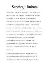 Eseja 'Senebreju kultūra', 1.