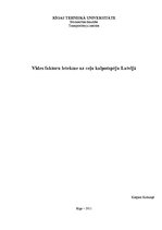 Referāts 'Vides faktoru ietekme uz ceļu kalpotspēju Latvijā', 1.
