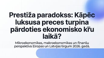 Prezentācija 'Kāpēc luksusa preces turpina pārdoties ekonomisko krīžu laikā?', 1.